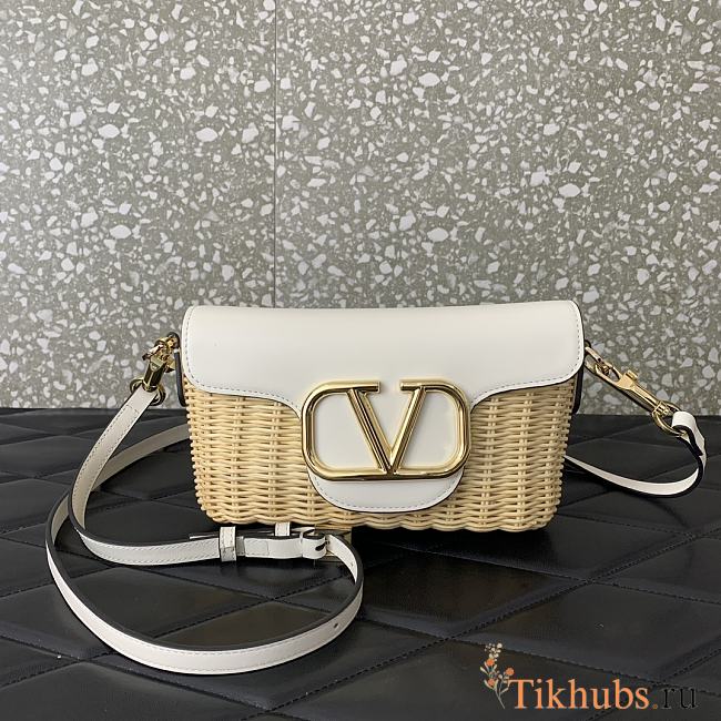 Valentino Garavani Locò Bag White 22x9x17cm - 1