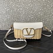 Valentino Garavani Locò Bag White 22x9x17cm - 1