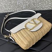 Valentino Garavani Locò Bag White 22x9x17cm - 4