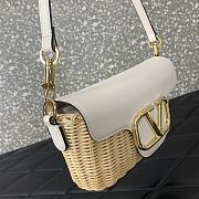 Valentino Garavani Locò Bag White 22x9x17cm - 2