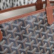 Goyard Pet Carry bag Brown 33.5x27x15cm - 5