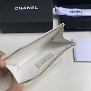 Chanel Card Holder White Caviar Gold 12x7.5x2.5cm - 5