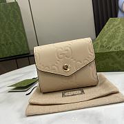 Gucci GG Medium Wallet Beige 11x9.5x3cm - 1