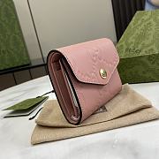 Gucci GG Medium Wallet Pink 11x9.5x3cm - 5