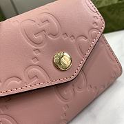Gucci GG Medium Wallet Pink 11x9.5x3cm - 3