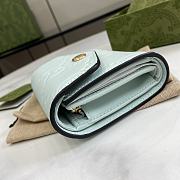 Gucci GG Medium Wallet Light Green 11x9.5x3cm - 4