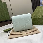 Gucci GG Medium Wallet Light Green 11x9.5x3cm - 3