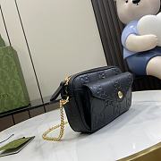 Gucci GG Super Mini Shoulder Bag Black 18x11x4cm - 6