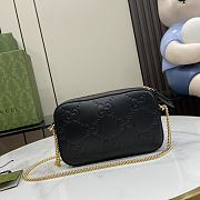 Gucci GG Super Mini Shoulder Bag Black 18x11x4cm - 3