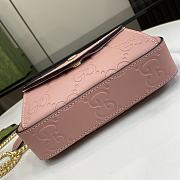 Gucci GG Super Mini Shoulder Bag Pink 18x11x4cm - 6