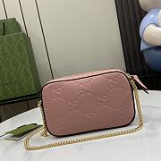 Gucci GG Super Mini Shoulder Bag Pink 18x11x4cm - 5