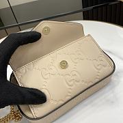 Gucci GG Super Mini Shoulder Bag Beige 18x11x4cm - 2