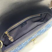 Gucci Luce Small Shoulder Bag Denim 27.5x12.5x6.5cm - 2