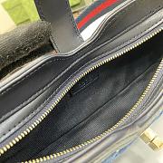 Gucci Moon Side Mini Shoulder Bag Denim 24x12x5cm - 5