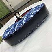 Gucci Moon Side Mini Shoulder Bag Denim 24x12x5cm - 2