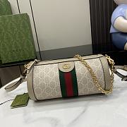 Gucci Ophidia Small Shoulder Bag Beige 24x12x12cm - 1