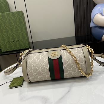 Gucci Ophidia Small Shoulder Bag Beige 24x12x12cm