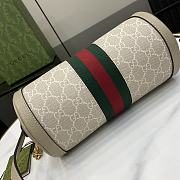 Gucci Ophidia Small Shoulder Bag Beige 24x12x12cm - 3