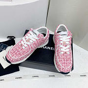 Chanel Sneakers Fabric Pink - 4