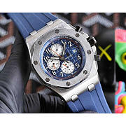 Audemars Piguet Royal Oak Offshore Chronograph Watch-Blue 42mm - 2