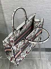 Dior Large Book Tote White Multicolor Herbarium 42 x 35 x 18.5 cm - 4