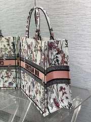 Dior Large Book Tote White Multicolor Herbarium 42 x 35 x 18.5 cm - 3