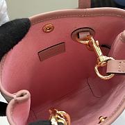 Gucci GG Super Mini Bag With Strap Pink 15x20x5cm - 6