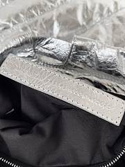 Balenciaga Crush XS Tote Bag Silver 25x22x9cm - 6