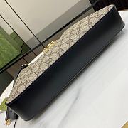 Gucci Padlock GG Medium Shoulder Bag Black 32.5x24x5.5cm - 5