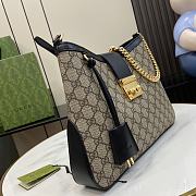 Gucci Padlock GG Medium Shoulder Bag Black 32.5x24x5.5cm - 3