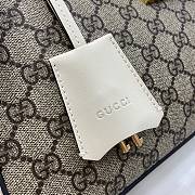 Gucci Padlock GG Medium Shoulder Bag White 32.5x24x5.5cm - 3