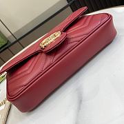 Gucci GG Marmont Mini Bag Red White 21x12x5cm - 6