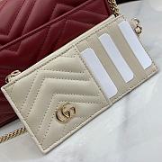 Gucci GG Marmont Mini Bag Red White 21x12x5cm - 4