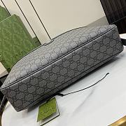 Gucci Ophidia Medium GG Briefcase Grey 36.5x29x7.5cm - 6