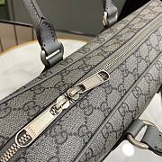 Gucci Ophidia Medium GG Briefcase Grey 36.5x29x7.5cm - 2