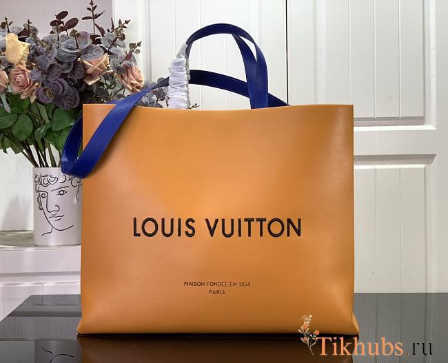 Louis Vuitton LV Shopper Bag MM Safran 40 x 32 x 16 cm - 1
