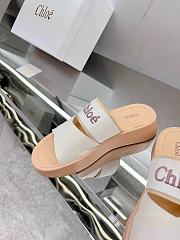 CHLOÉ Mila Logo Platform Slides White - 5