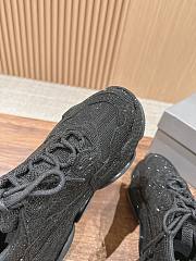 Balenciaga Black Triple S Rhinestone Sneakers - 4