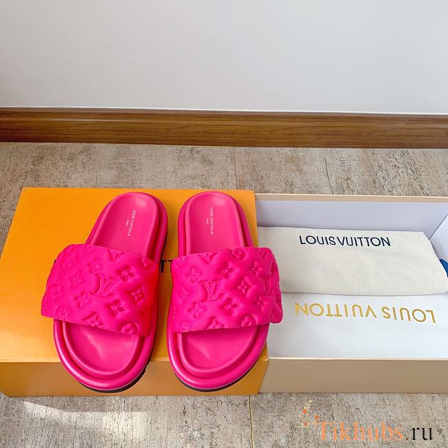 Louis Vuitton LV Pool Pillow Flat Comfort Mule Pink - 1