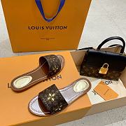 Louis Vuitton LV Lock It Flat Mules Brown - 2