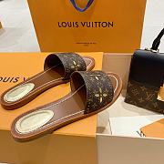 Louis Vuitton LV Lock It Flat Mules Brown - 3