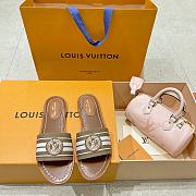 Louis Vuitton LV Lock It Flat Mules Green - 1