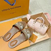 Louis Vuitton LV Lock It Flat Mules Green - 2