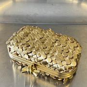 Bottega Veneta Knot Gold Bag 19x11.5x5cm - 5