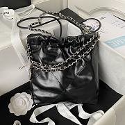 Chanel 22 Handbag Black Silver 20x19x6cm - 3