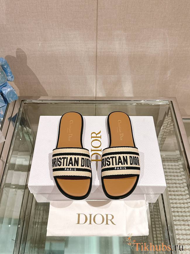 Dior Dway Slide Brown - 1