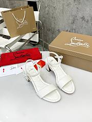 Christian Louboutin Miss Jane 55mm White Sandal - 4