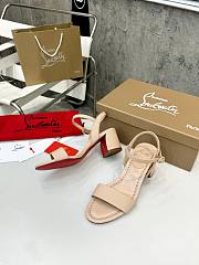 Christian Louboutin Miss Jane 55mm Beige Sandal - 2