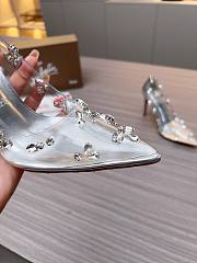 Christian Louboutin Degraqueen Pump PVC Iridescent Silver 10cm - 2