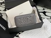 Chanel Vanity Top Handle Grey Lambskin Bag 17cm - 6